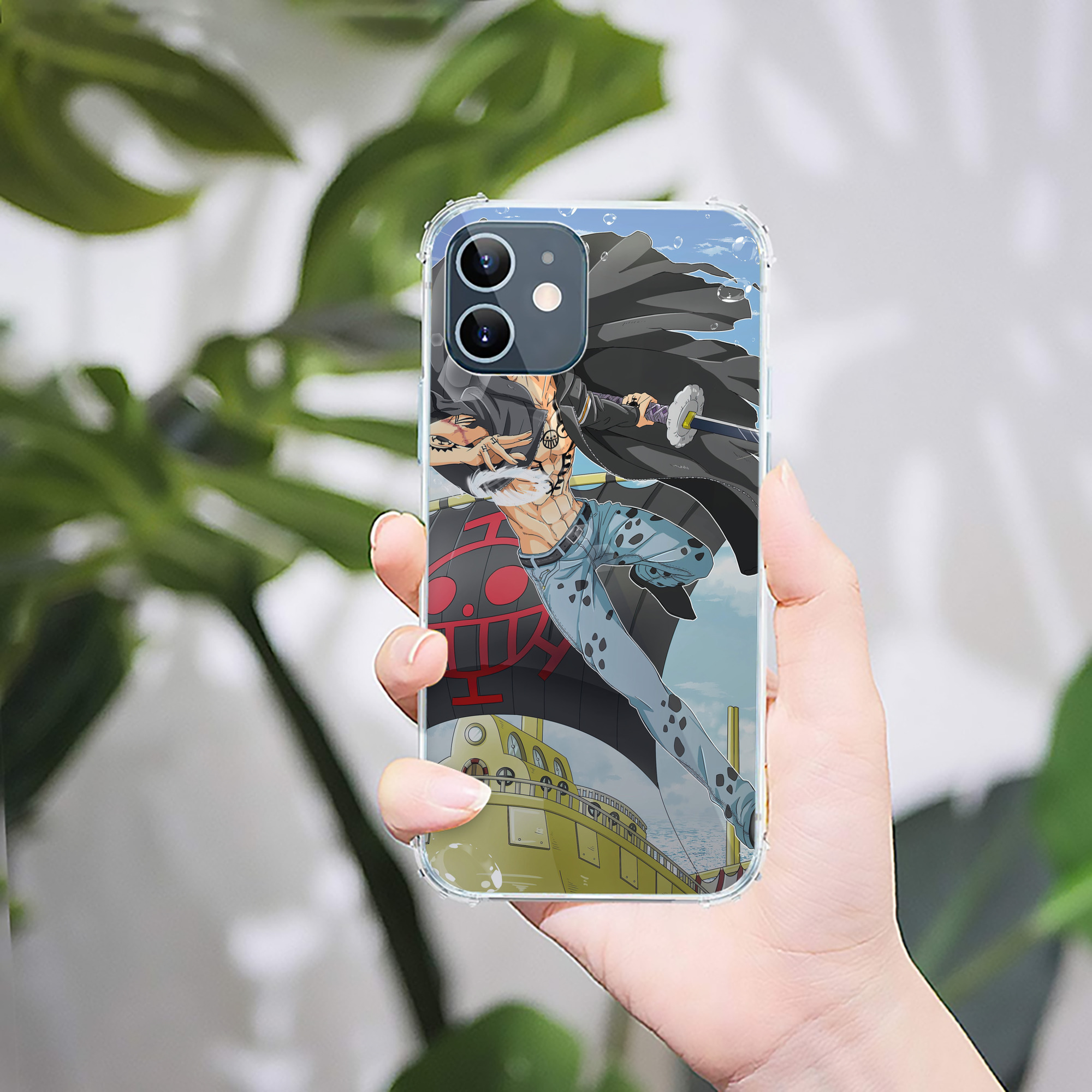 （画像用） ワンピース ONE PIECE 【iPhone 12シリーズ対応】透明スマホケース（クリアソフトケース）